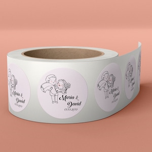 personalized paper stickers, stickers for weddings, thank you stickers, thank you stickers, floral wedding stickers, wedding stickers S004