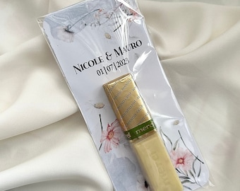 Personalisierte schoko Gastgeschenk Hochzeit, Gastgeschenkanhänger, Personalisierte Hochzeitsanhänger, Hochzeitsanhänger