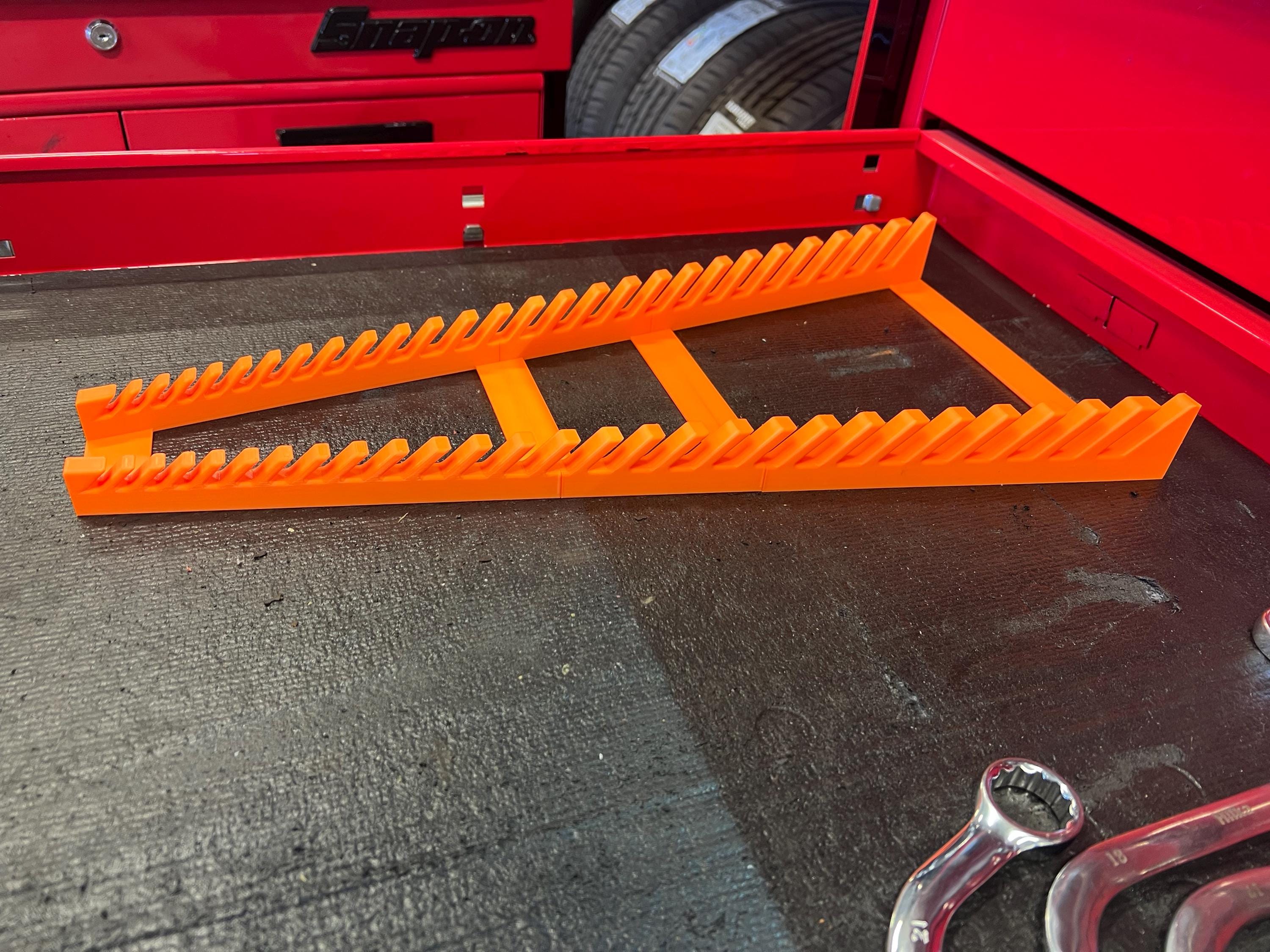 Large Spanner Rack | 6mm-32mm (27 Slot) | Spanner Holder | Wrench Rack ...
