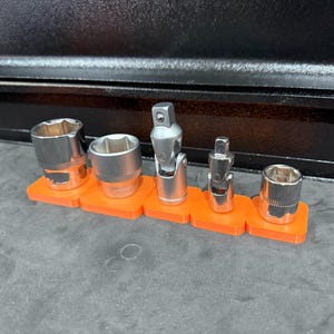 Individual Socket Holder - Choose Drive Size | Drawer Organiser | Toolbox Organiser | Mechanic Gift | Dad Gift