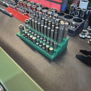 Halfords Advanced 10mm Hex Bit Set Holder (from 200pc Set) | Drawer Organiser | Toolbox Organiser | Mechanic Gift image 4