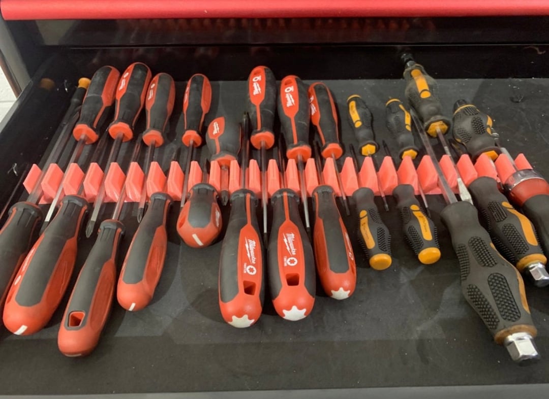 Toolbox screwdriver organizer discount