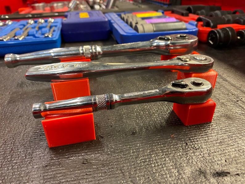 Flat Ratchet Holder Drawer Organiser Toolbox Etsy