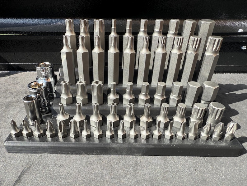 Halfords Advanced 10mm Hex Bit Set Holder (from 200pc Set) | Drawer Organiser | Toolbox Organiser | Mechanic Gift image 5