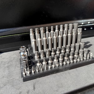 Halfords Advanced 10mm Hex Bit Set Holder (from 200pc Set) | Drawer Organiser | Toolbox Organiser | Mechanic Gift image 8