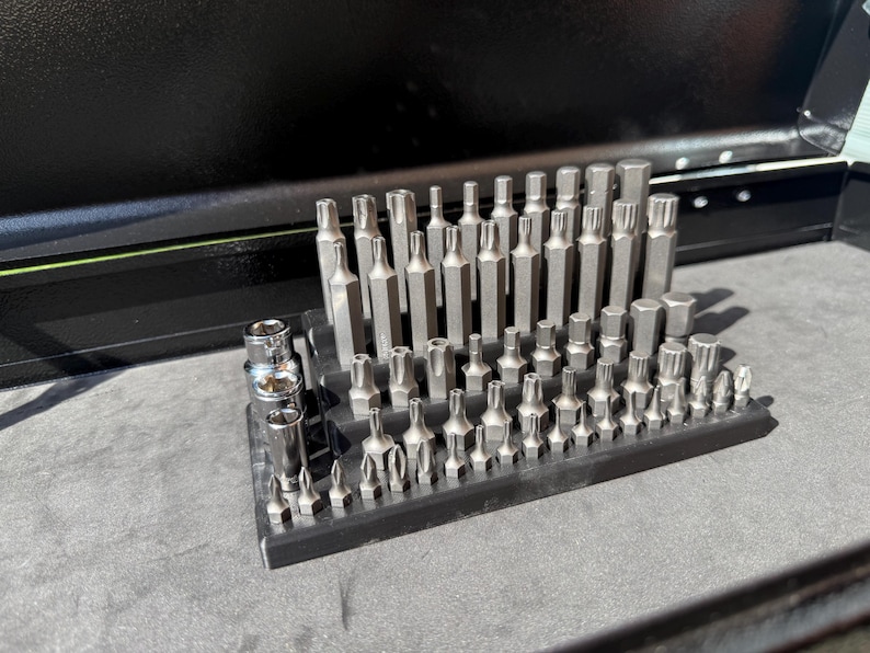 Halfords Advanced 10mm Hex Bit Set Holder (from 200pc Set) | Drawer Organiser | Toolbox Organiser | Mechanic Gift image 8