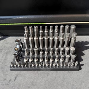 Halfords Advanced 10mm Hex Bit Set Holder (from 200pc Set) | Drawer Organiser | Toolbox Organiser | Mechanic Gift image 3