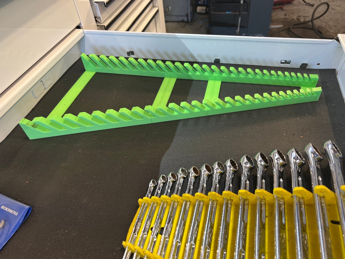 Foldable Spanner Rack Large Spanner Rack - Angled | 6mm-32mm (27 Slot) | Spanner Holder ...