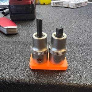 1/2&quot; Strut Pry Socket Set Holder | Drawer Organiser | Toolbox Organiser | Mechanic Gift | Dad Gift
