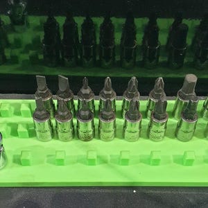 Socket Set Working Tray (Fits 1/4&quot; Drive Only) | Drawer Organiser | Toolbox Organiser | Mechanic Gift | Dad Gift