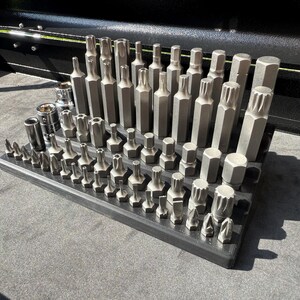 Halfords Advanced 10mm Hex Bit Set Holder (from 200pc Set) | Drawer Organiser | Toolbox Organiser | Mechanic Gift image 9