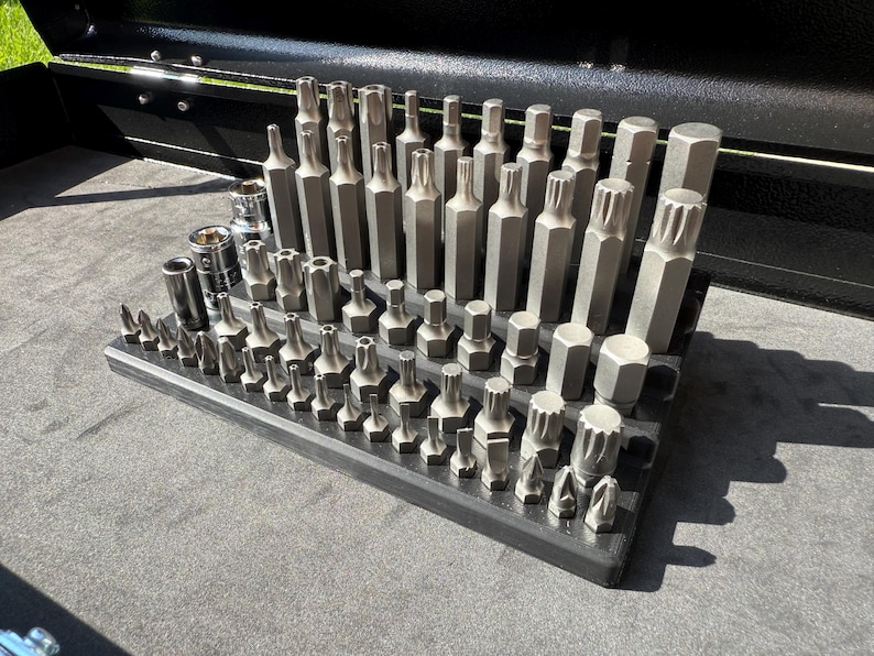 Halfords Advanced 10mm Hex Bit Set Holder (from 200pc Set) | Drawer Organiser | Toolbox Organiser | Mechanic Gift image 9