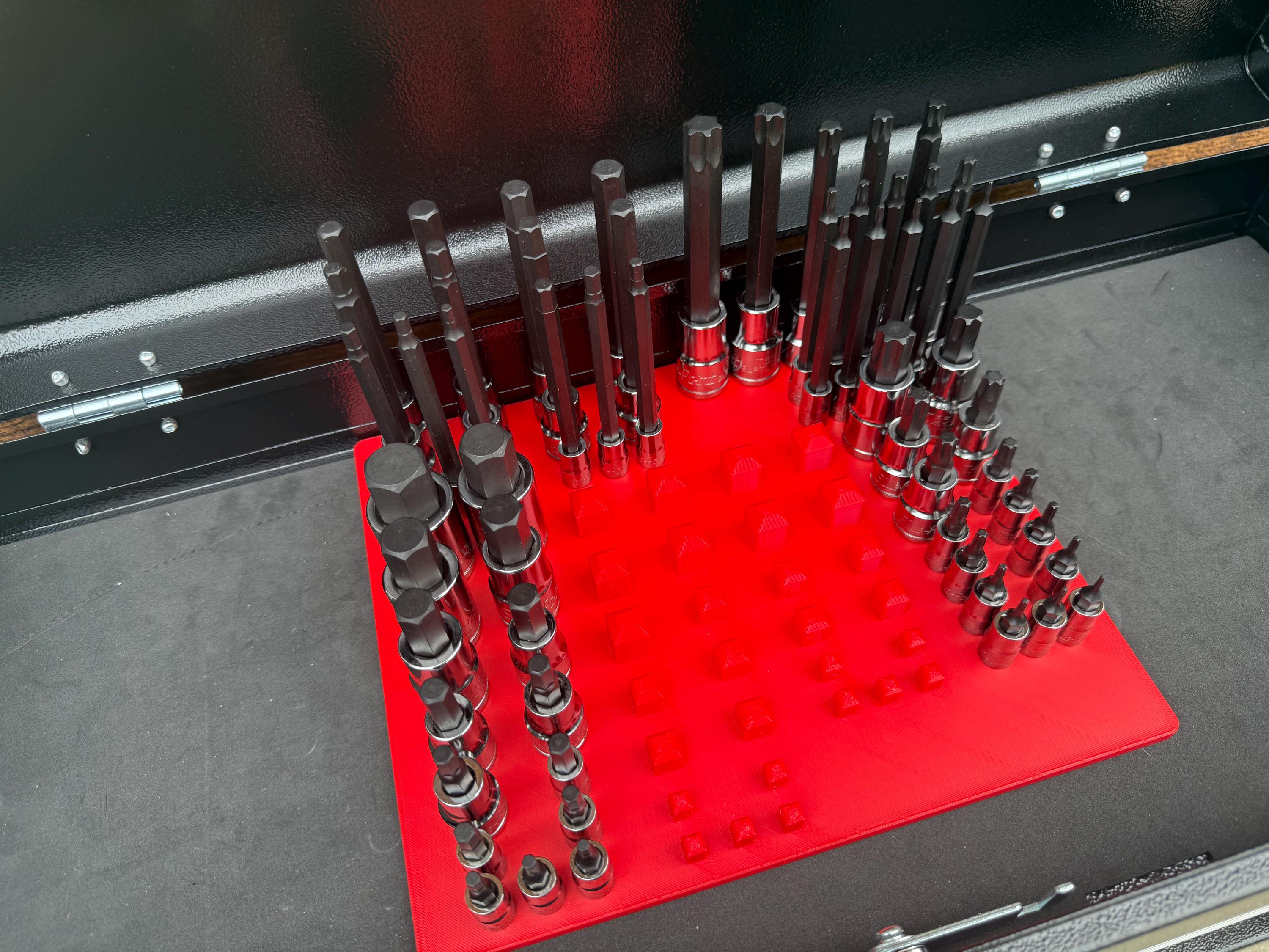 Blue Point (snap On) 87 Piece Torx and Hex Bit Socket Set Tray