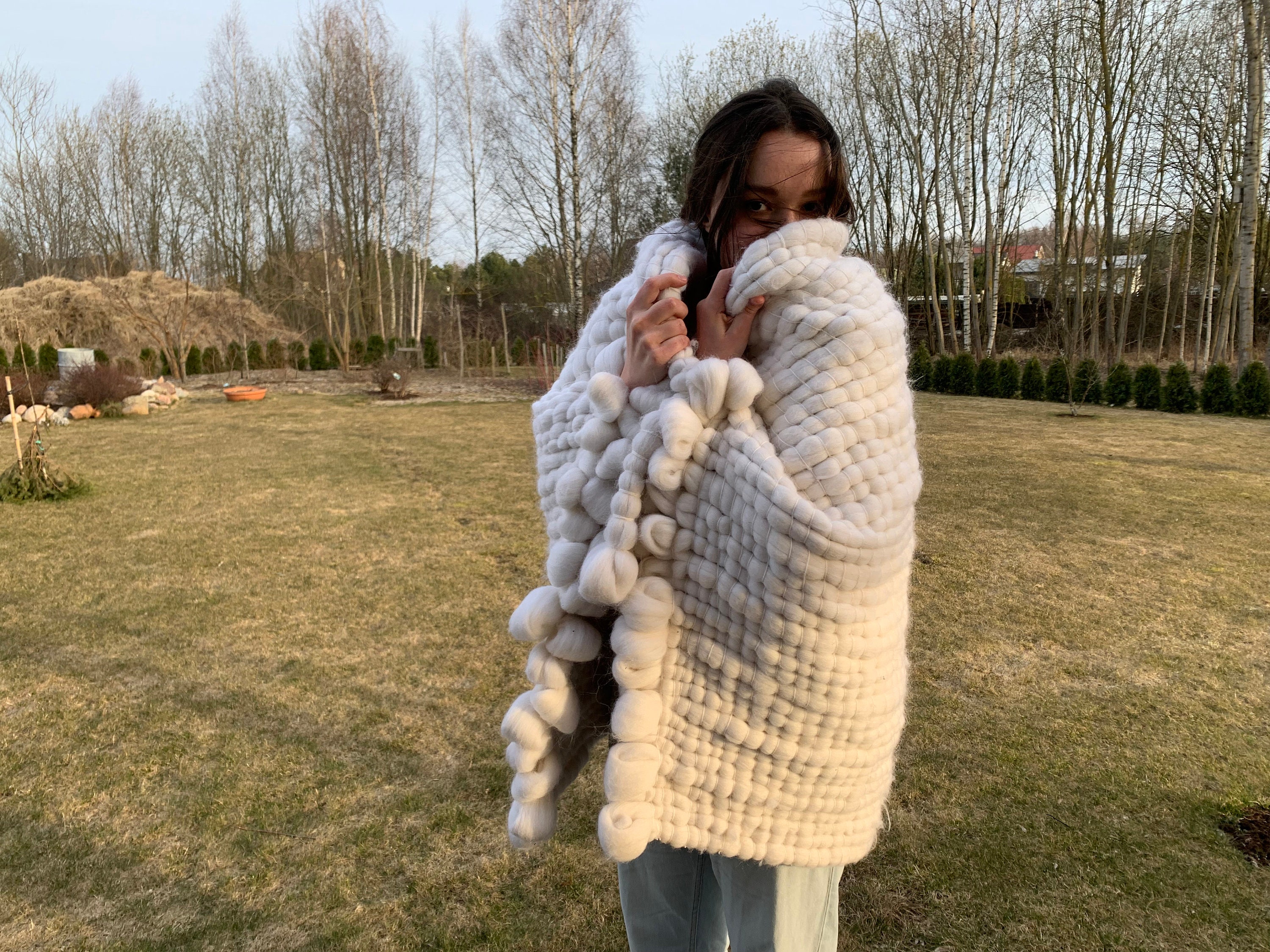Warm Merino Wool Blanket for Cold Winter Gift for Christmas - Etsy UK