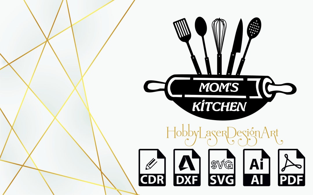 Kitchen Laser Cut Wall Art Kitchen Decoration Kitchen Ornament Kitchen