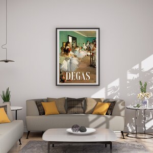 Edgar Degas 'The Dance Class' (1874) - Digital Art Print, Instant Download