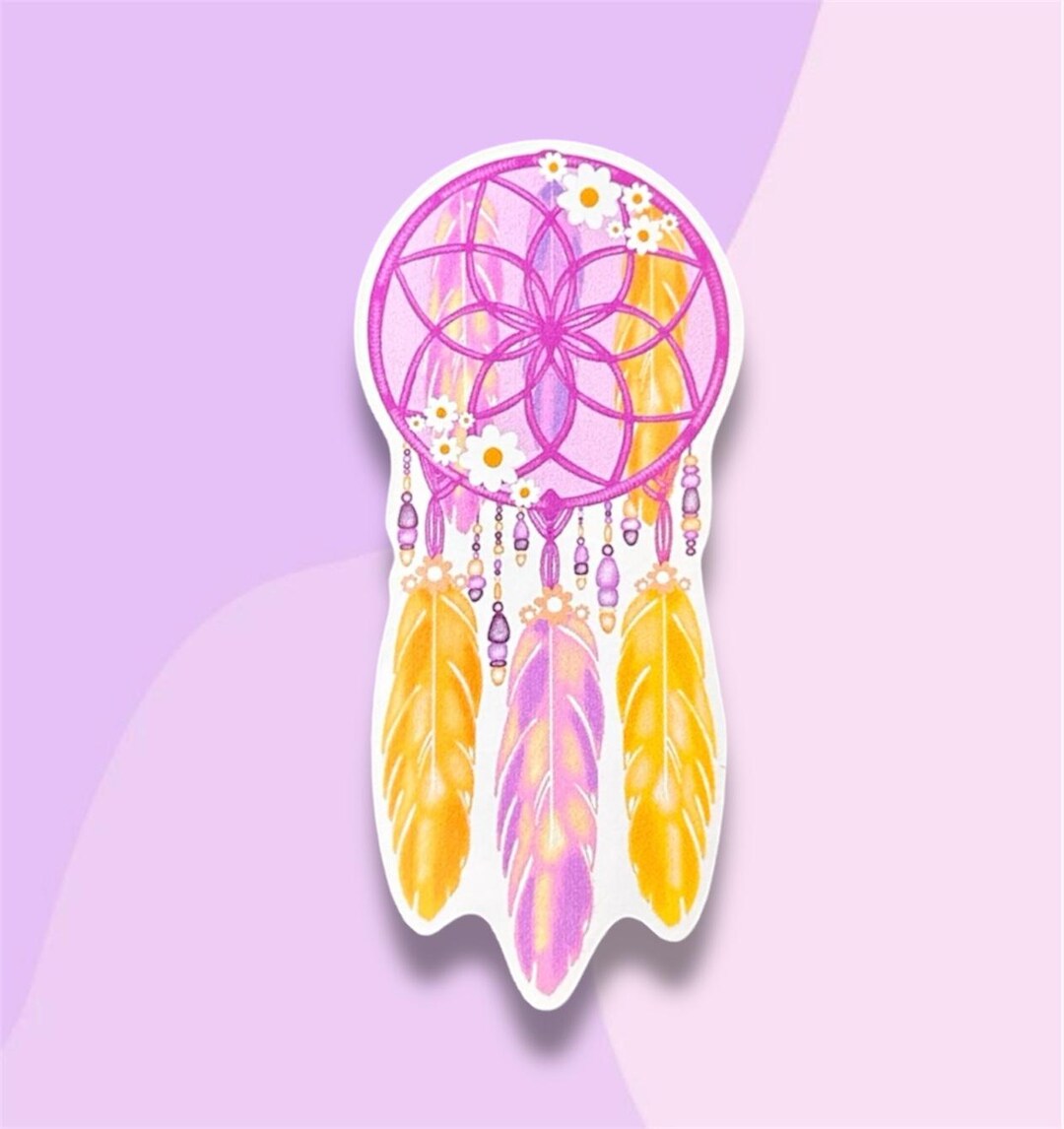 Dreamcatcher Vinyl Sticker Die Cut Stickers Stickers Dreamcatcher 