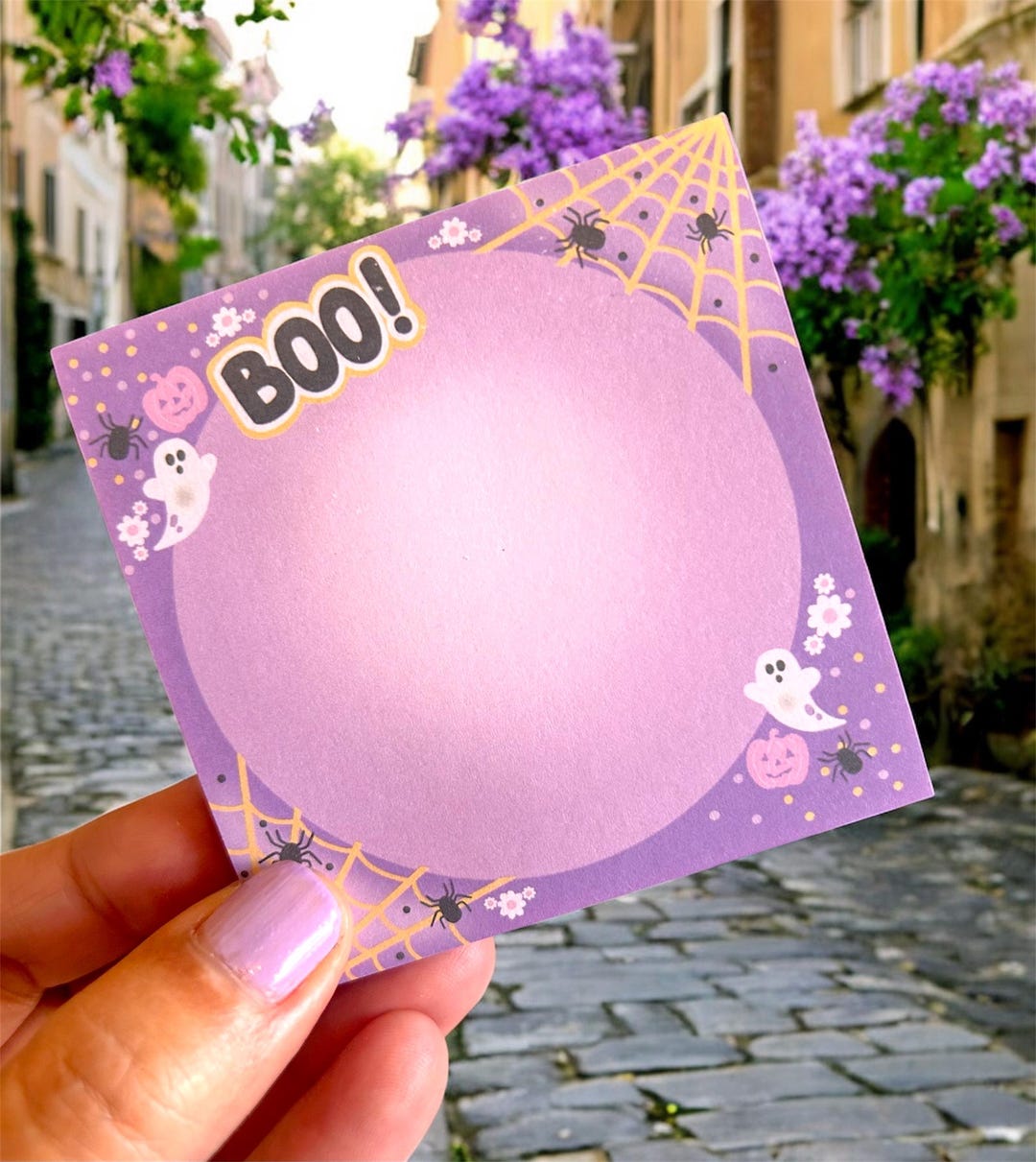 Important Note Spooky Sticky Notes | Halloween | Stationery | Spooky Season | Sticky Notepad ...