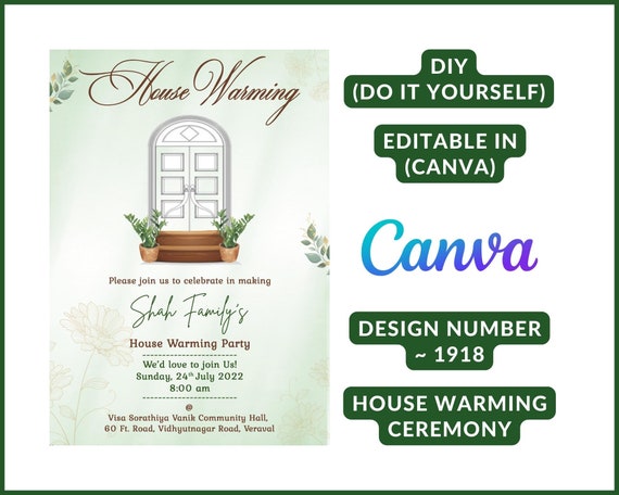 New House Warming Invitation – Simple Desert Designs