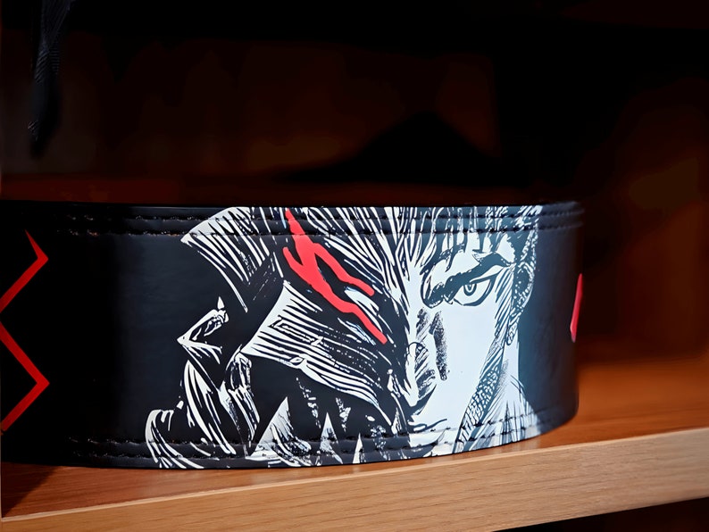 4'' Anime Lever Belt 10mm Powerlifting Belt Etsy