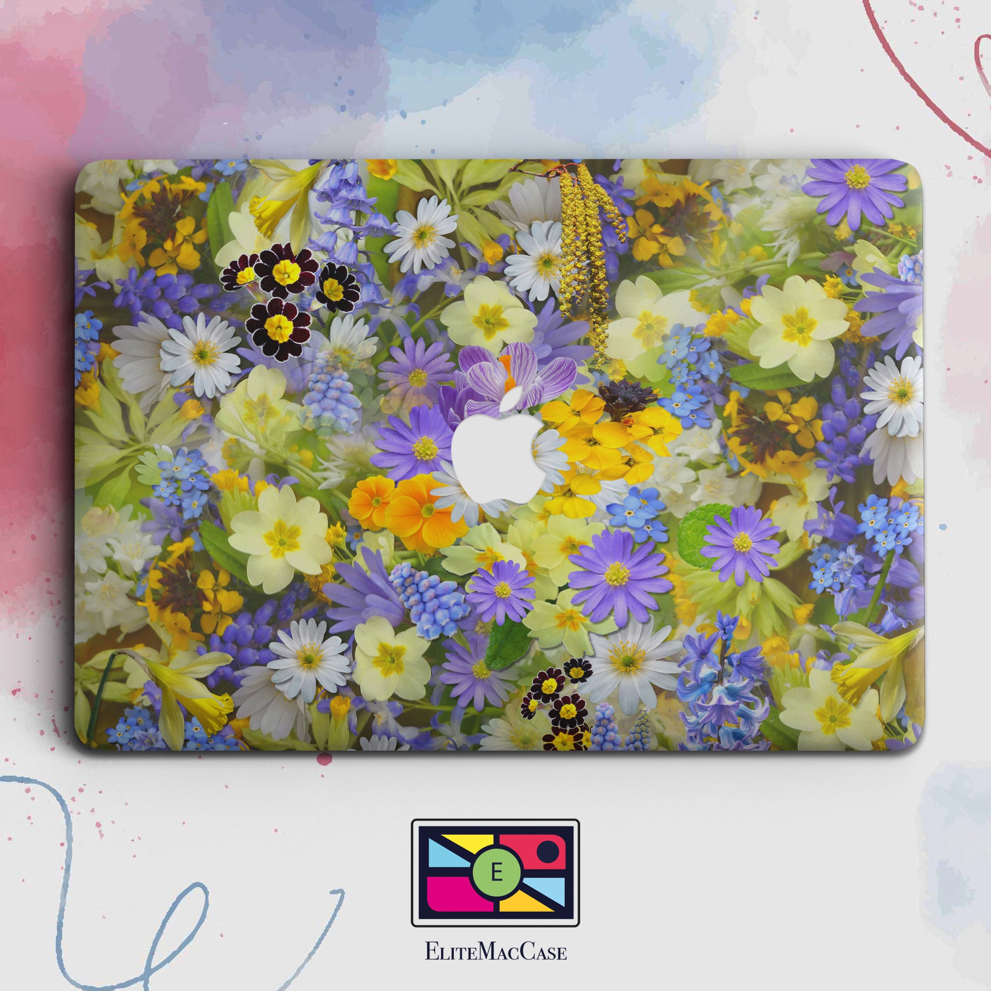 Wildflowers Macbook Hard Case Floral Macbook Air 13 Case Pro 