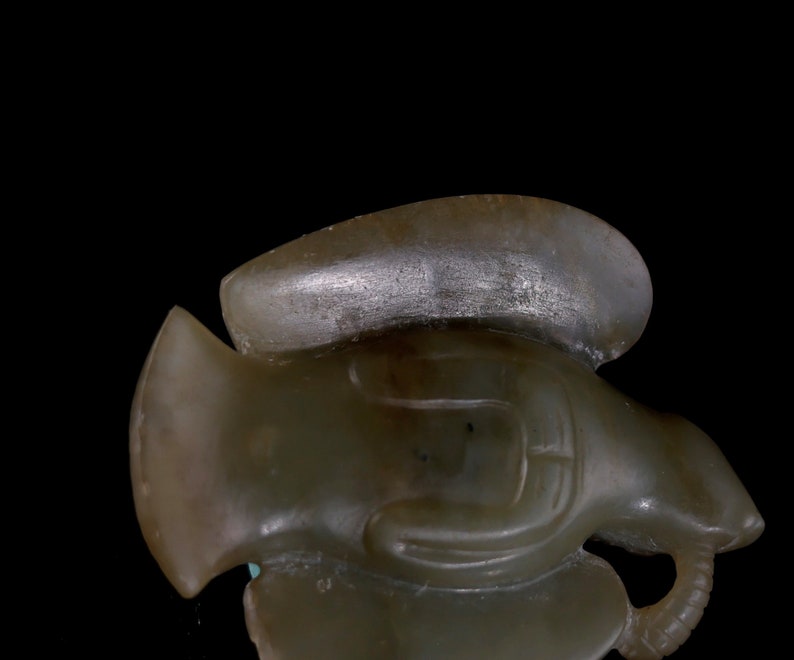 Oldpoetry Han Dynasty Jade Eagle Sculpture Chinese Ancient Etsy