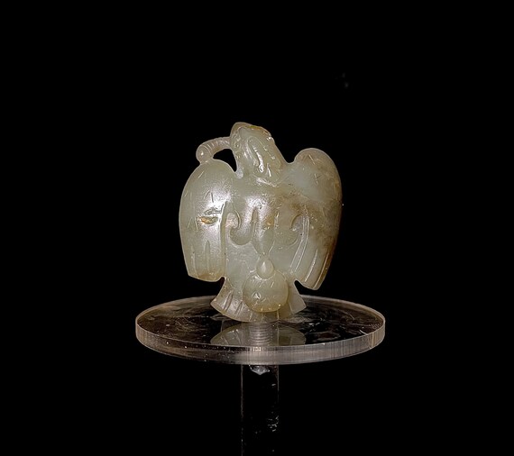 Oldpoetry Han Dynasty Jade Eagle Sculpture Chinese Ancient Etsy