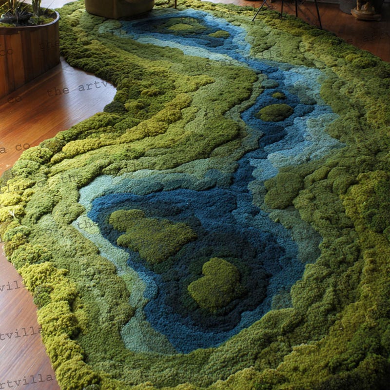 Moss Rug - Etsy