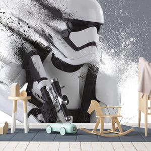 Papier peint Star Wars, décoration murale Starwars, papier peint Dark Vador Spaceship Universe, papier peint autocollant Space