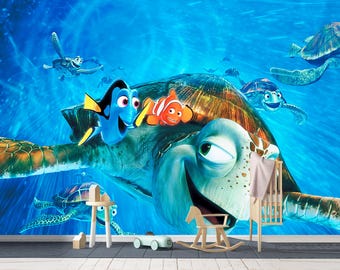 Underwater Wallpaper - Colorful Marine Kids Wall Mural Peel Stick Nonwoven