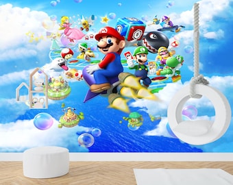 Super Mario Bros Movie Wall Mural: Peel and Stick Wallpaper