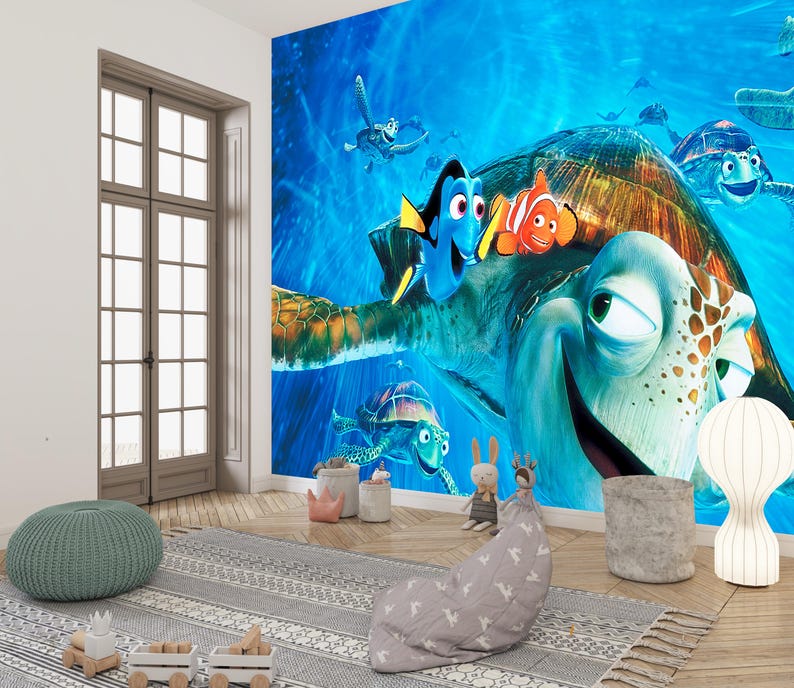 Underwater Wallpaper - Colorful Marine Kids Wall Mural Peel Stick ...