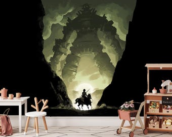 ワンダと巨像　ポスター　Cook ＆ Becker ワンダと巨像 アートプリント ゲームポスター - Etsy 日本