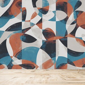 Papier peint géométrique Papier peint d'art contemporain et papier peint traditionnel