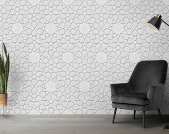 Islamic Star Wallpaper, Ornament Light Wallpaper , Peel And Stick - Non Woven