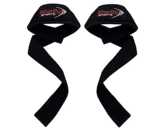Shelly lifting Straps with wrist Support Neoprene Padded Gym straps Wrist Wraps for Gym Gift Strengthen Training Workout Exercise straps