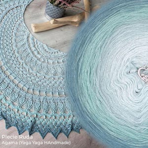 Pastel de hilo degradado ombré - OMC31 Aloe - 50/50 bambú/algodón, 4 o 6 capas - Crochet, Tejido - WolleAmore