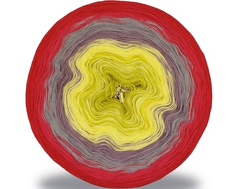 Gradient ombre garencake - OMB199 Menig - 50/50 katoen/acryl, 3 of 4-draads - Haken, Breien - WolleAmore