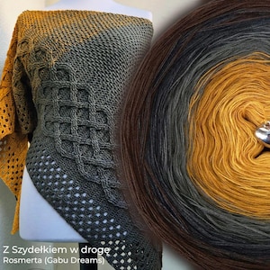 Gradient ombre yarn cake - OMB41 Nugget - 50/50 cotton/acrylic, 3 or 4ply - Crochet, Knitting - WolleAmore