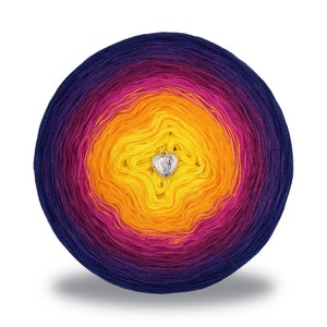 Gradient ombre garencake - OMB105 Déjà vu - 50/50 katoen/acryl, 3 of 4-draads - Haken, Breien - WolleAmore