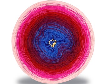 Gradient ombre garencake - OMB168 Hoaloha - 50/50 katoen/acryl, 3 of 4-draads - Haken, Breien - WolleAmore