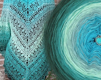 Garen met kleurverloop - MA003 Forest spring - 50/50 katoen/acryl, 3 of 4 draden - Haken, Breien - WolleAmore