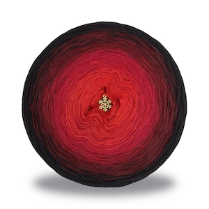 Filato sfumato sfumato - OMD10 Inferno - 50/50 merino/acrilico, 3 o 4 capi - Uncinetto, Maglia - WolleAmore
