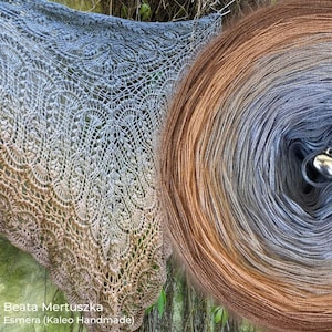 Pastel de hilo degradado ombré - OMB07 Rock tree - 50/50 algodón/acrílico, 3 o 4 capas - Crochet, Tejido - WolleAmore