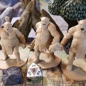 Ogre Warband | Dungeons and Dragons | D&D | dnd | Pathfinder | minis | miniatures | Ogre