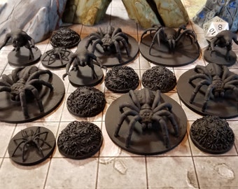 Spider Menagerie | Dungeons and Dragons | D&D | dnd | Pathfinder | minis | miniatures