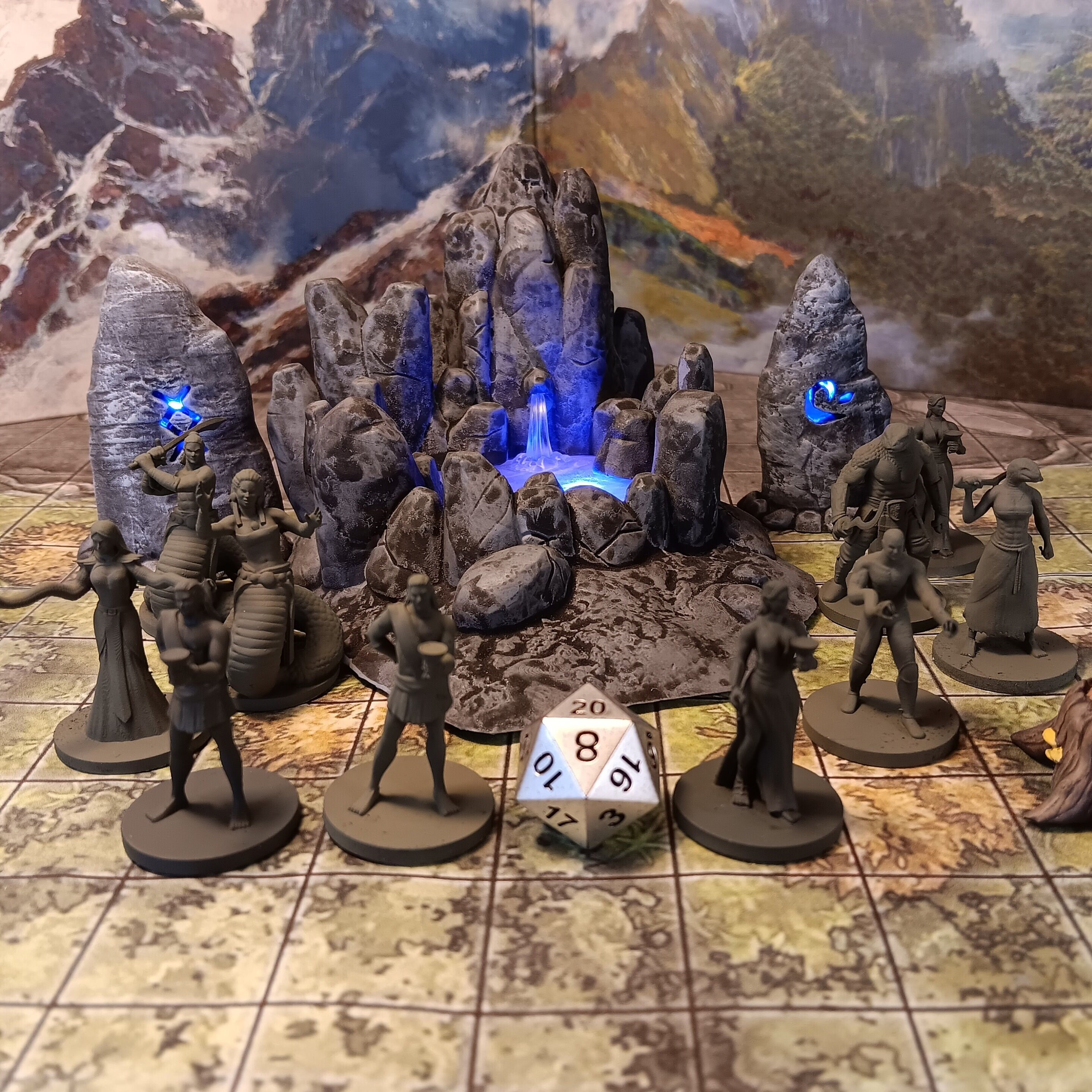 Yuan-ti Warband 1 | Dungeons and Dragons | D&D | dnd | Pathfinder | minis | miniatures