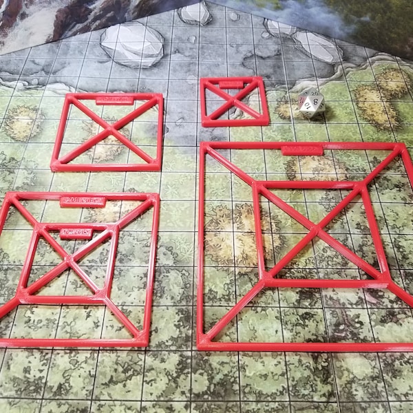 Dnd Spell Area of Effect Etsy