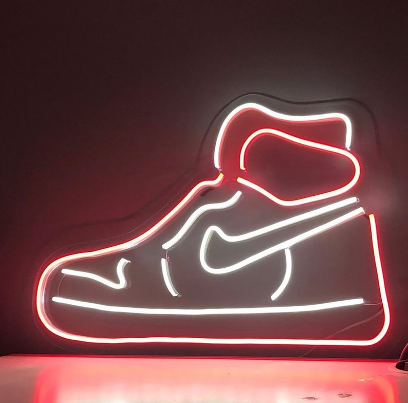 Air Jordan 1 Neon Sign Michael Jordan Neon Shoes LED Neon - Etsy