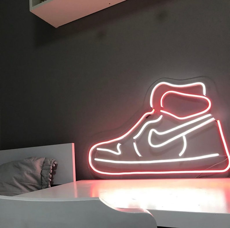 Air Jordan 1 Neon Sign Michael Jordan Neon Shoes LED Neon - Etsy